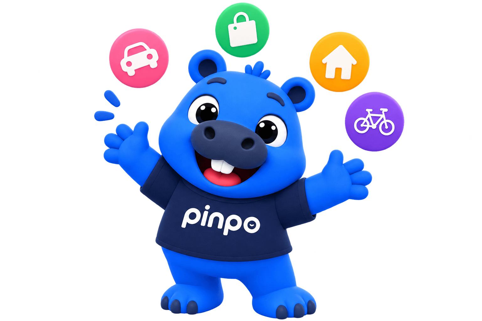 Capi presentando las categorías de Pinpo